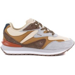 Skórzane półbuty sneakersy damskie brązowe McArthur MA253W. Brązowe półbuty damskie McArthur, bez wzorów, ze skóry, bez obcasa, bez zapięcia. Za 199.99 zł.