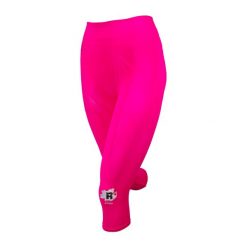 Legginsy techniczne do biegania Capri damskie z taśmami kinetycznymi. Czarne legginsy damskie R-EVENGE, bez wzorów, z elastanu. Za 280.89 zł.