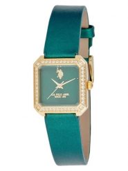 U.S. Polo Assn. Zegarek kwarcowy w kolorze złoto-morskim rozmiar: onesize. Niebieskie, analogowe zegarki damskie U.S. Polo Assn., metalowe. Za 217.99 zł.