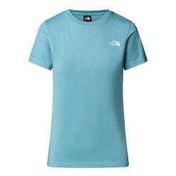 The North Face Koszulka Simple Dome Nf0A87Nhbtr. Niebieskie koszulki sportowe damskie The North Face, bez wzorów, bez ramiączek. Za 91.99 zł.