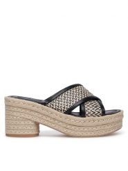 Nine West Espadryle WYL2734-1 Czarny. Czarne espadryle damskie Nine West, bez wzorów, z materiału, bez obcasa. Za 137.99 zł.