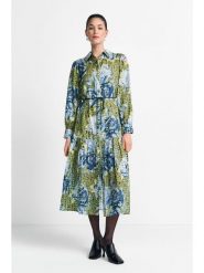 Rich & Royal Sukienka w kolorze zielono-niebieskim rozmiar: 42. Niebieskie sukienki damskie Rich & Royal, bez wzorów, z tkaniny, bez ramiączek. Za 299.95 zł.