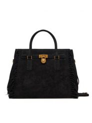 MICHAEL Michael Kors Torebka Hamilton Moderne 30F5ANXS3S Czarny. Czarne kuferki damskie MICHAEL Michael Kors, bez wzorów, ze skóry, bez dodatków. Za 2,029.00 zł.