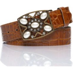 DAMSKI PASEK VANZETTI PASEK SKÓRZANY SOPO-VAN902 645 40mm Ledergürtel Q. 6186(6250). Brązowe paski damskie Vanzetti, bez wzorów. Za 89.99 zł.