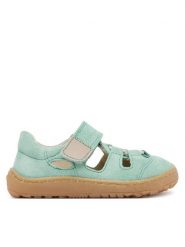 Froddo Sandały Barefoot Elastic Sandal G3150262-11 M Zielony. Zielone sandały chłopięce Froddo, ze skóry, bez zapięcia. Za 209.99 zł.