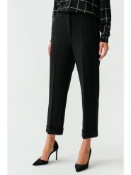 TATUUM Spodnie w kolorze czarnym rozmiar: 44. Czarne spodnie materiałowe damskie TATUUM, bez wzorów, z materiału. Za 187.45 zł.