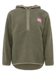 Zwillingsherz Bluza polarowa w kolorze khaki rozmiar: S. Brązowe bluzy damskie Zwillingsherz, s, bez wzorów, z polaru, bez kaptura. Za 130.99 zł.