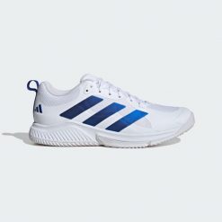 Buty Court Team Bounce 2.0. Białe obuwie sportowe treningowe Adidas, do piłki ręcznej. Za 383.00 zł.