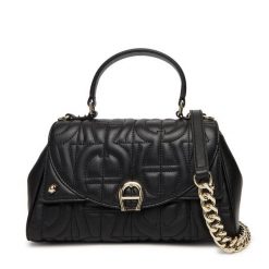 Torebka Aigner. Czarne torebki klasyczne damskie Aigner, bez dodatków. Za 2,249.00 zł.