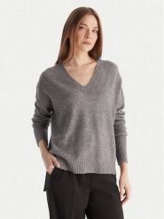 Kontatto Sweter 3M0842C Szary Relaxed Fit. Szare swetry klasyczne damskie Kontatto, m, z syntetyku, bez kołnierzyka. Za 339.99 zł.