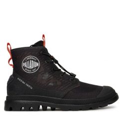 Trapery Palladium. Czarne trapery damskie Palladium, bez zapięcia. Za 439.99 zł.