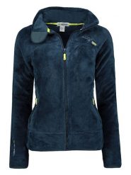 Geographical Norway Kurtka polarowa "Upaline" w kolorze granatowym rozmiar: XXL. Niebieskie kurtki damskie Geographical Norway, xxl, z polaru, bez kołnierzyka. Za 87.81 zł.