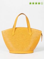 Louis Vuitton Skórzana torebka "St-Jacques" w kolorze żółtym - 38 x 24 x 10 cm rozmiar: onesize. Żółte torebki klasyczne damskie Louis Vuitton, z materiału, bez dodatków. Za 2,696.99 zł.