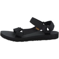 Sandały Teva Model W Original Universal Kolor Czarny. Czarne sandały damskie Teva, bez wzorów, z materiału, bez obcasa, bez zapięcia. Za 399.99 zł.
