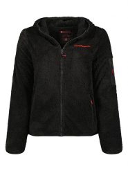 Canadian Peak Kurtka polarowa "Ulebeak" w kolorze czarnym rozmiar: XL. Czarne kurtki damskie Canadian Peak, xl, z materiału, bez kołnierzyka. Za 105.38 zł.