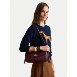 Torebka LAUREN RALPH LAUREN. Czerwone torebki klasyczne damskie Lauren Ralph Lauren, bez dodatków. Za 1,799.00 zł.