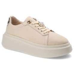 Beżowe Sneakersy Artiker Sportowe Obuwie Damskie Na Platformie. Brązowe obuwie sportowe casual damskie Artiker. Za 189.00 zł.