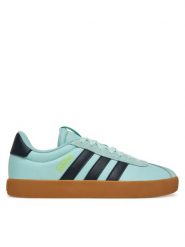 Adidas Sneakersy VL Court 3.0 JS2057 Turkusowy. Niebieskie obuwie sportowe damskie Adidas, z materiału, bez zapięcia. Za 164.99 zł.