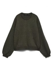 Vero Moda Sweter w kolorze khaki rozmiar: XS. Brązowe swetry klasyczne damskie Vero Moda, xs, bez kołnierzyka. Za 149.95 zł.