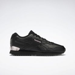 Trampki Damskie Drobne Fale Glide. Czarne trampki damskie Reebok, bez wzorów, z gumy, bez zapięcia. Za 244.30 zł.