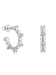 TOUS Kolczyki Bold Bear 1004194700 Srebrny. Szare kolczyki damskie tous, metalowe. Za 309.99 zł.