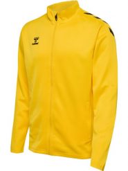 Bluza dresowa zapinana na zamek błyskawiczny Hummel Core XK. Żółte bluzy damskie Hummel, xl, bez wzorów, z dresówki, bez kaptura. Za 244.70 zł.