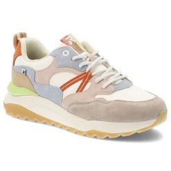 Białe Sneakersy Rieker Sportowe Obuwie Damskie. Białe obuwie sportowe casual damskie Rieker, trekkingowe. Za 429.00 zł.