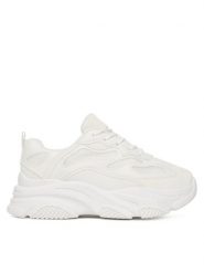 DeeZee Sneakersy 9215 Biały. Białe obuwie sportowe damskie DeeZee, ze skóry, bez zapięcia. Za 159.99 zł.