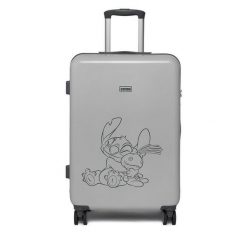 Walizka średnia Disney Classics. Szare walizki Disney Classics, bez wzorów, średnie. Za 259.99 zł.