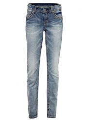 Heine Dżinsy - Slim fit - w kolorze błękitnym rozmiar: 36. Niebieskie jeansy damskie Heine. Za 190.95 zł.
