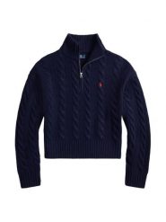 Polo Ralph Lauren Sweter 211972130004 Granatowy Relaxed Fit. Niebieskie swetry klasyczne damskie Polo Ralph Lauren, xl, z wełny, bez kołnierzyka. Za 1,199.00 zł.
