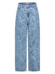 Sublevel Dżinsy - Comfort fit - w kolorze niebieskim rozmiar: L. Niebieskie jeansy damskie Sublevel, z podwyższonym stanem. Za 139.95 zł.