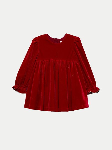 Abel & Lula Sukienka elegancka 5513 Czerwony Regular Fit. Czerwone sukienki dziewczęce Abel & Lula, bez wzorów, z syntetyku, bez ramiączek. Za 199.99 zł.