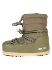 Moon Boot Botki zimowe "EVX LIGHT LOW NYLON" w kolorze khaki rozmiar: 35/36. Brązowe botki damskie Moon Boot, na zimę, z materiału, bez obcasa, bez zapięcia. Za 347.81 zł.