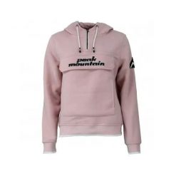 Damska bluza polarowa Peak Mountain Aflow. Czerwone bluzy damskie Peak Mountain, xl, bez wzorów, z polaru, bez kaptura. Za 187.00 zł.