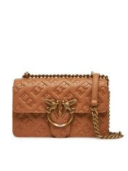 PINKO Torebka Love One Mini Dc PE 25 PLTT 100074 A1YB Brązowy. Brązowe torebki wieczorowe damskie Pinko, bez wzorów, ze skóry, bez dodatków. Za 1,179.00 zł.
