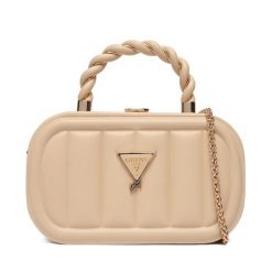 Torebka Guess. Brązowe torebki klasyczne damskie Guess, bez dodatków. Za 299.99 zł.