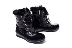 CAPRICE TEX 9-26226-41 black comb, śniegowce damskie. Czarne śniegowce damskie Caprice. Za 439.90 zł.
