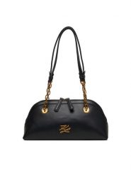 KARL LAGERFELD Torebka B2W30039 Czarny. Czarne torebki klasyczne damskie KARL LAGERFELD, ze skóry, bez dodatków. Za 1,499.00 zł.