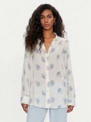 Lee Koszula 112355158 Écru Relaxed Fit. Koszule damskie Lee, xs, bez wzorów, z bawełny, bez kołnierzyka, bez ramiączek. W wyprzedaży za 179.99 zł.