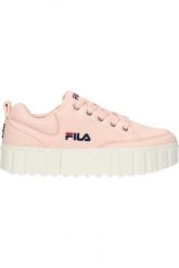 Buty do chodzenia damskie Fila Sandblast C trampki. Czerwone trampki damskie Fila, bez wzorów, z materiału, bez zapięcia. Za 304.35 zł.
