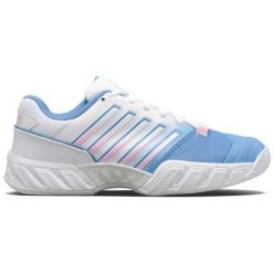 Tenisówki damskie K-Swiss Bigshot Light 4. Białe trampki damskie K-SWISS, bez wzorów, z materiału, bez zapięcia. Za 426.00 zł.