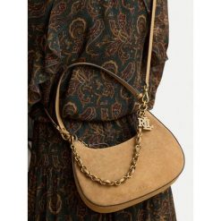 Torebka LAUREN RALPH LAUREN. Brązowe torebki klasyczne damskie Lauren Ralph Lauren, bez dodatków. Za 1,599.00 zł.