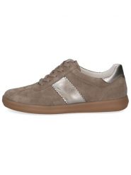 Caprice Skórzane sneakersy w kolorze jasnobrązowym rozmiar: 40,5. Brązowe obuwie sportowe damskie Caprice, bez zapięcia. Za 180.49 zł.