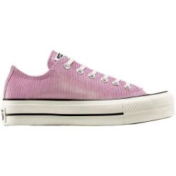 Buty sportowe Converse Chuck Taylor All Star Lift Sparkle Shine. Czerwone obuwie sportowe damskie Converse, bez zapięcia. Za 379.45 zł.