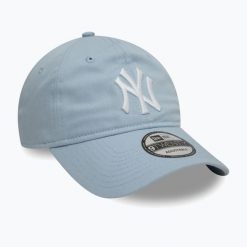 Czapka z daszkiem New Era League Essential 920 New York Yankees. Niebieskie czapki z daszkiem damskie New Era, bez wzorów. Za 109.99 zł.
