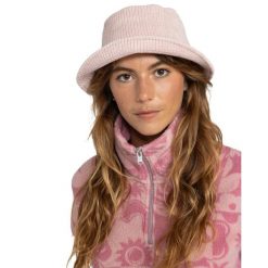 Kapelusz bucket dla Kobiety FEELING GOOD Różowy. Czerwone kapelusze damskie Roxy, bez wzorów, z materiału. Za 159.99 zł.