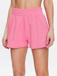 Guess Szorty sportowe Dalya V3GD07 KAIJ1 Różowy Loose Fit. Czerwone spodenki sportowe damskie Guess, l, z aplikacjami, z bawełny. Za 239.99 zł.