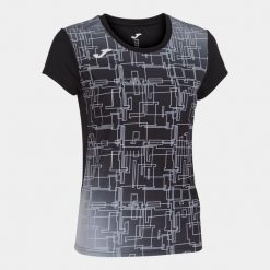 Koszulka do biegania damska Joma Elite VIII. Czarne koszulki damskie Joma, xl, bez wzorów, bez kołnierzyka, bez ramiączek. Za 76.50 zł.