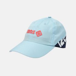 Czapka sportowa unisex MIKA Izas. Czarne czapki damskie Izas, bez wzorów, z materiału. Za 95.61 zł.